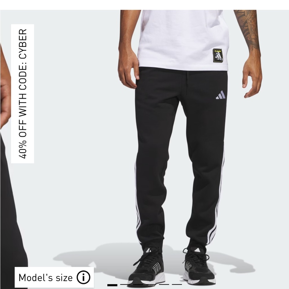 NWT Adidas Essentials 3-stripe Jogger
